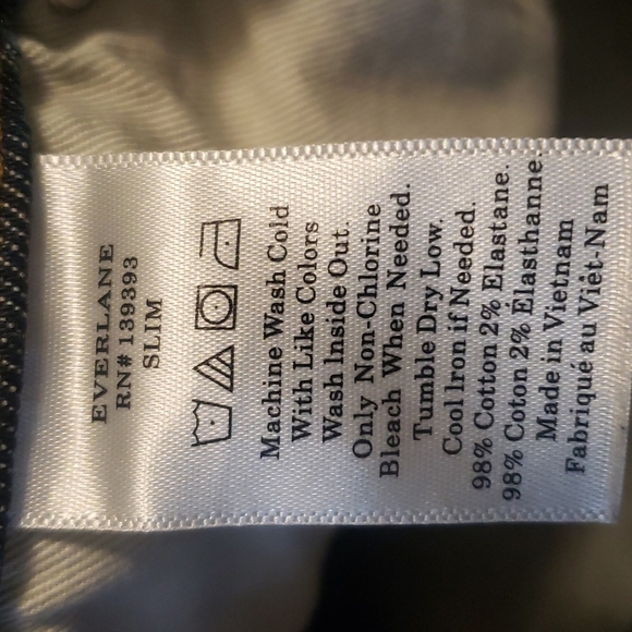 Everlane Slim Fit Jeans Men’s Blue Denim Pants - Picture 9 of 9